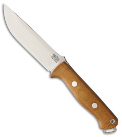 Bark River Knives Bravo 1.25 Fixed Blade Knife Natural Micarta (5" S35VN)