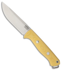 Bark River Bravo 1 Field Fixed Blade Knife Antique Ivory Micarta (4.25" S35VN)