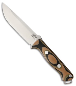 Bark River Knives Bravo 1.25 Fixed Blade Knife Mil-Spec Camo G-10 (5" S35VN)