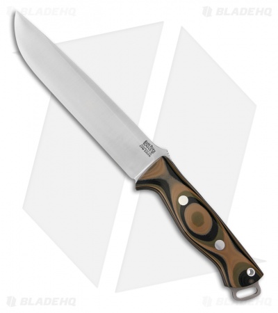 Bark River Bravo 2 Fixed Blade Knife Mil-Spec Camo G-10  (7" CPM-S35VN)