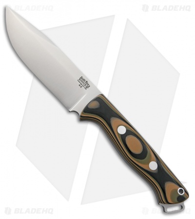 Bark River Bravo Squad Leader Fixed Blade Knife Mil Spec Camo G-10 (4.625" A-2)