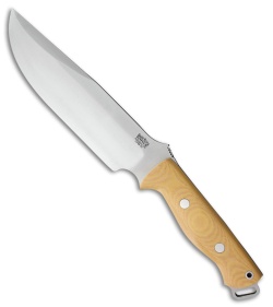 Bark River Bravo Survivor Fixed Blade Antique Ivory Micarta (7.125" CPM-3V)