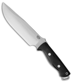 Bark River Bravo Survivor Fixed Blade Black Canvas Micarta (7.125" CPM-3V)