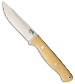 Bark River Gunny Hunter Fixed Blade Knife Antique Ivory Micarta (3.75" CPM 3V)