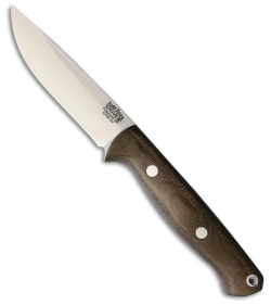 Bark River Gunny Hunter Fixed Blade Knife Green Micarta (3.75" CPM-3V)