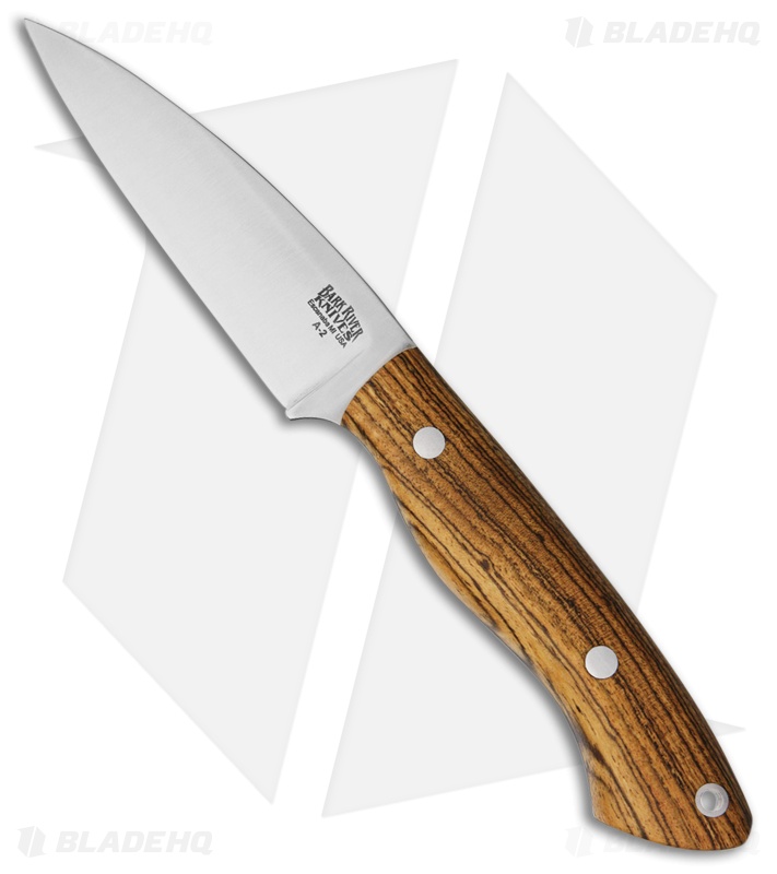 Bark River Bush Seax Bantam Fixed Blade Knife Bocote Wood (4