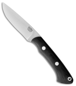 Bark River Featherweight Fox River Knife Black Canvas Micarta (3.25