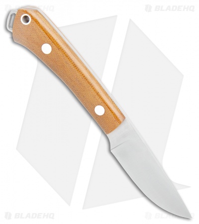 Bark River Mini Fox River Natural Micarta Fixed Blade Knife (2.9" Satin 3V)