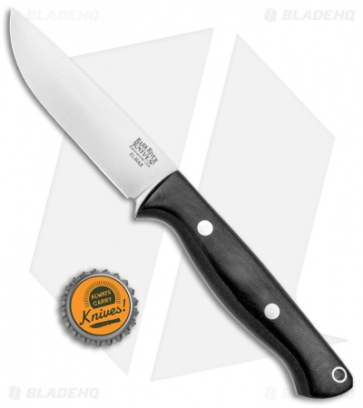 Bark River Gunny Hunter LT Fixed Blade Knife Black Micarta (3.75" Elmax)