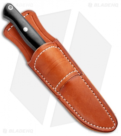 Bark River Gunny Hunter LT Fixed Blade Knife Black Micarta (3.75" Elmax)
