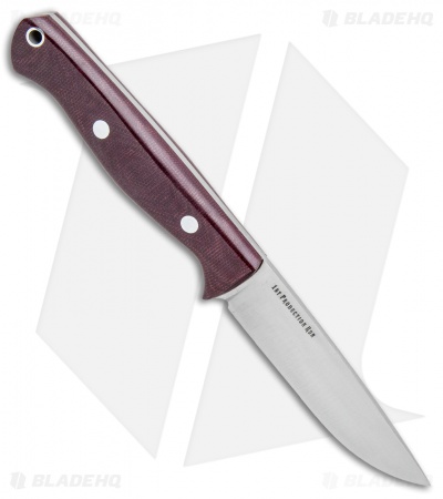 Bark River Gunny Hunter LT Fixed Blade Knife Burgandy Micarta (3.75" Elmax)