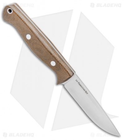 Bark River Gunny Hunter LT Fixed Blade Knife Tan Micarta (3.75" Elmax)