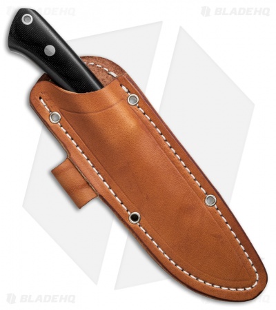 Bark River Knives Highland Special Fixed Blade Knife Green Micarta (4" Satin)