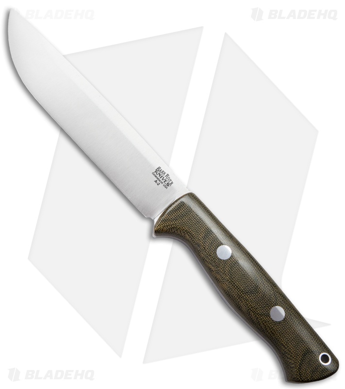 その他 BARK  Bravo 1.5 field Bark River Knives Bravo 1.5 Field Knife Green Canvas Micarta (5.75