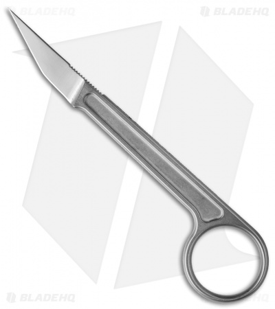 Bastinelli Picoeur Fighting Scalpel Fixed Blade (1.5" Stonewash)