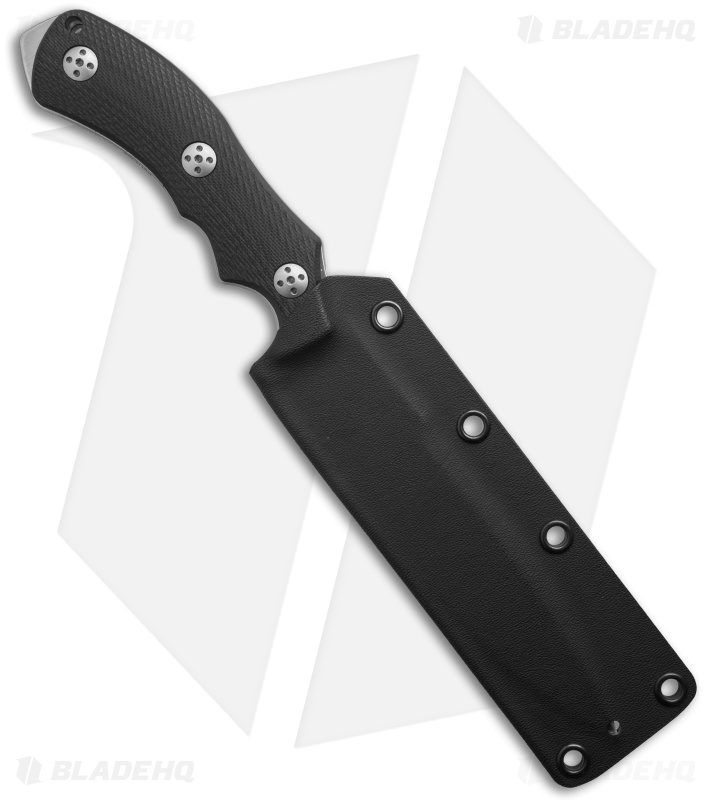 Bastinelli RED Raptor L Fixed Blade Knife (5.625" Satin) Lucy