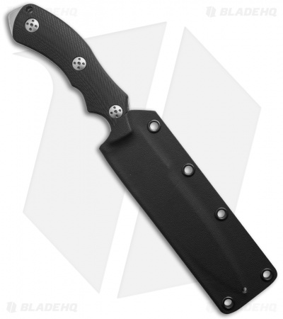 Bastinelli RED Raptor L Fixed Blade Knife (5.625" Satin) Lucy