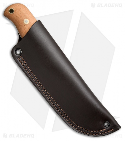 Battle Horse Knives Hawg Dog Fixed Blade Knife Natural Micarta (4.75" Satin) BHK