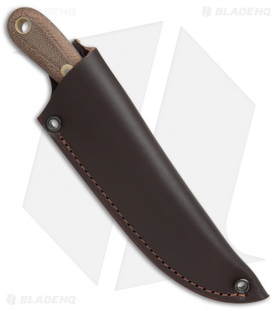 Battle Horse Knives Patriot Scout Fixed Blade Natural Micarta (4.25" Satin) BHK