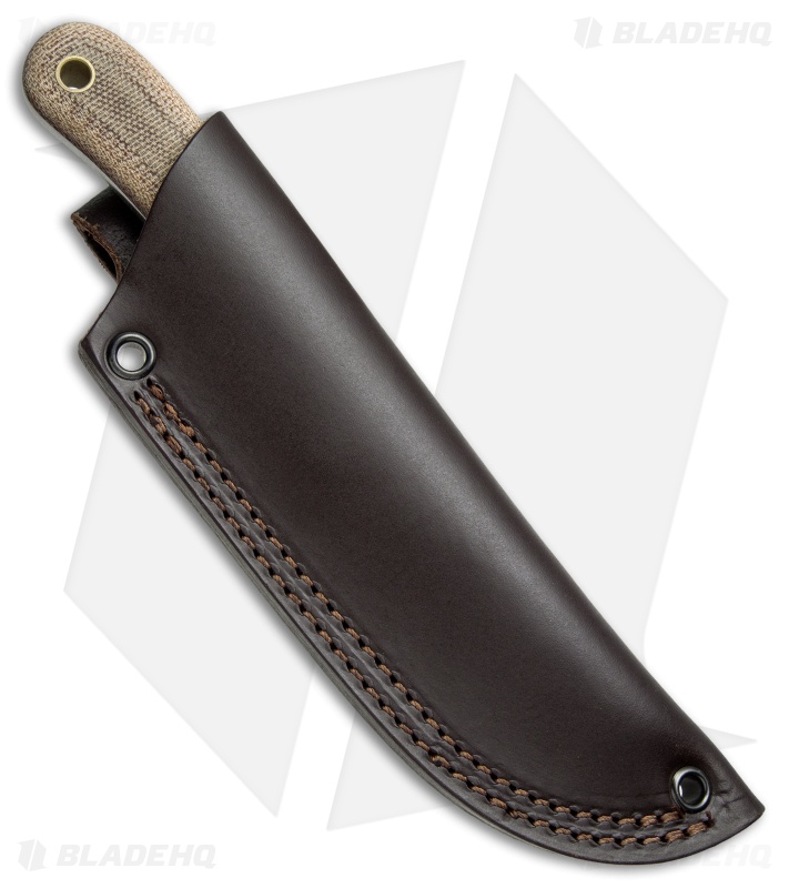 Battle Horse Knives Pit Bull Fixed Blade Knife Natural Micarta (3.5" Satin) BHK 