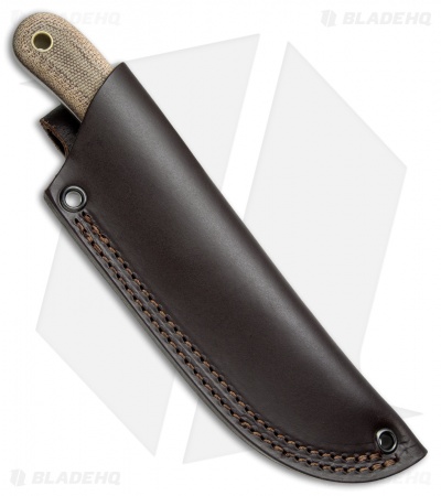 Battle Horse Knives Pit Bull Fixed Blade Knife Natural Micarta (3.5" Satin) BHK 