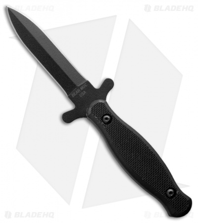 Bear & Son Cutlery Ninja II Fixed Blade Knife Zytel (3.5" Black)