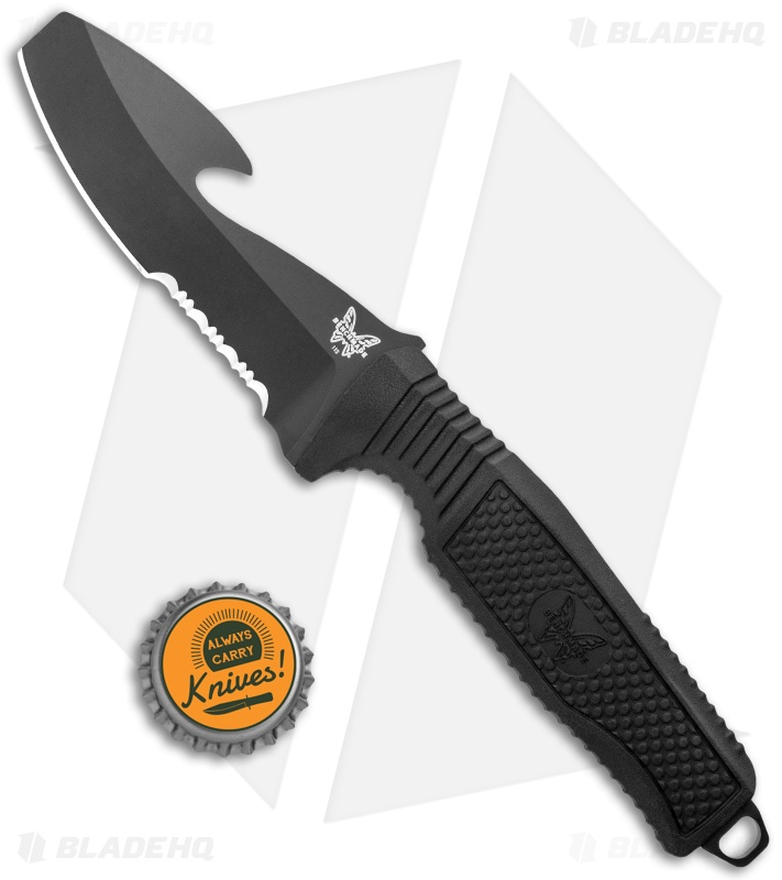 Benchmade H2O Fixed | Dive | Black Santoprene - Blade HQ