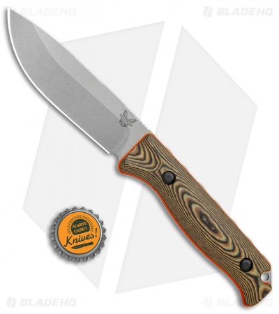 Benchmade Hunt 15002-1 Saddle Mountain Skinner Fixed Blade Knife Richlite/S90V