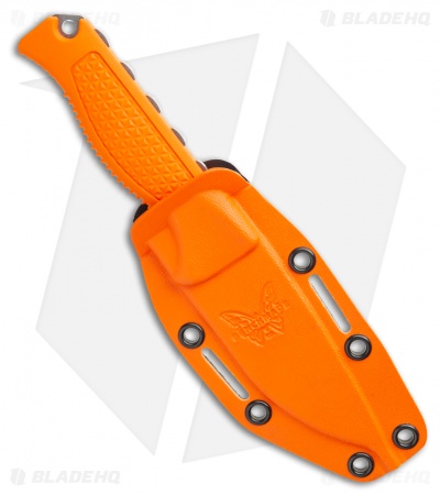 Benchmade 15006 Steep Country Fixed Blade Knife Orange Santoprene (3.5" SW)