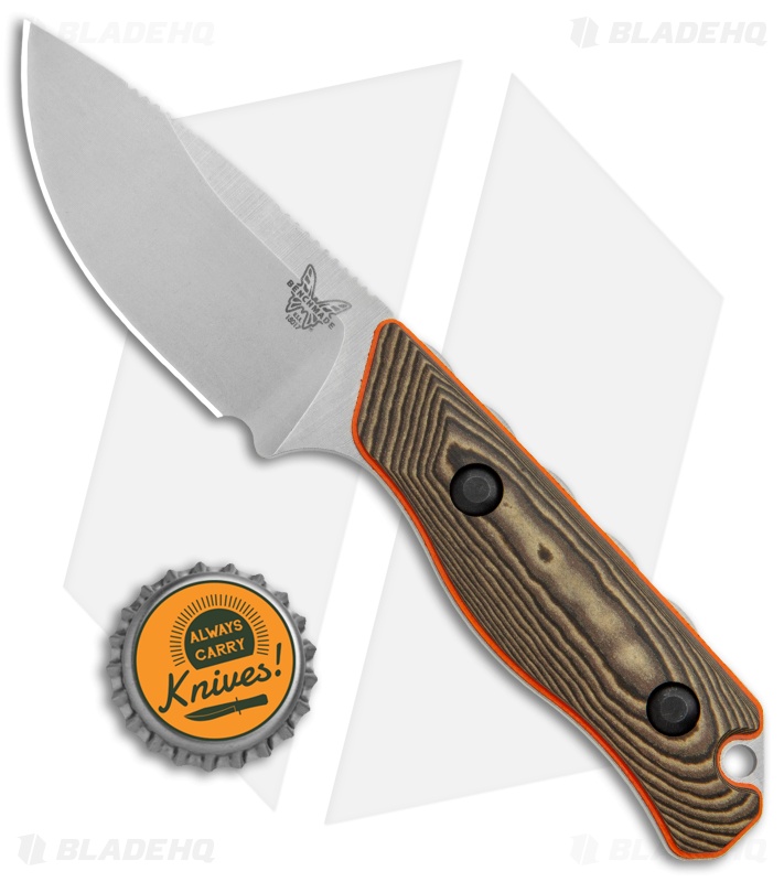Benchmade 15017-1 Hidden Canyon Hunter Fixed Blade Knife Richlite (2.8" SW S90V)