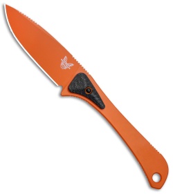 Benchmade Altitude Fixed Blade Knife Orange + Carbon Fiber (3" Orange) 15200ORG