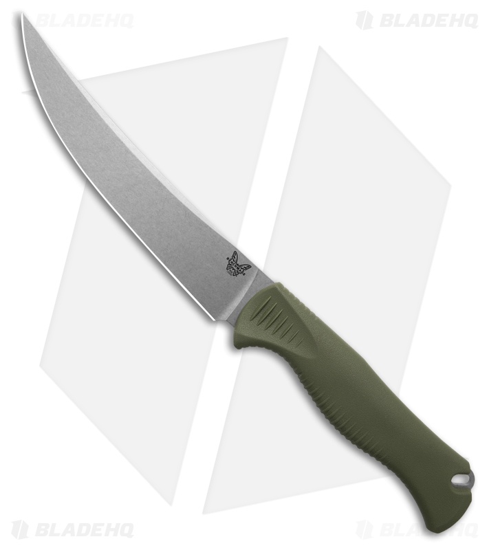 Benchmade Meatcrafter Hunting Fixed Blade Knife OD Green (6.1" SW) 15500-04