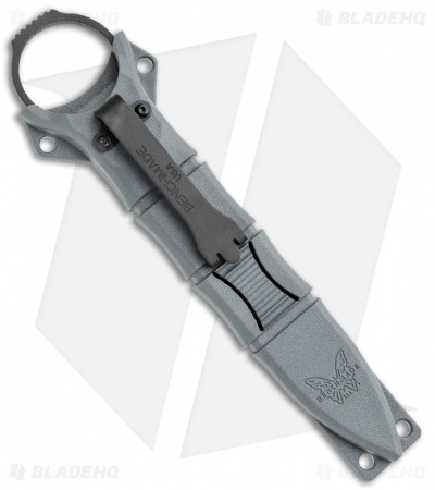 Benchmade 173BKGY Mini SOCP Fixed Blade Knife (2.22" Black) 
