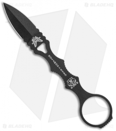 Benchmade 173BKGY Mini SOCP Fixed Blade Knife (2.22" Black) 