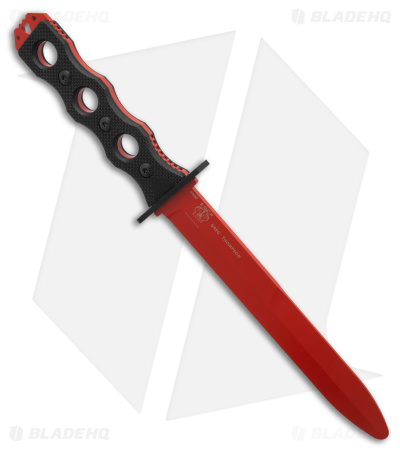 Benchmade SOCP 185T Fixed Blade Training Knife G-10 Black (6.8" Red) 