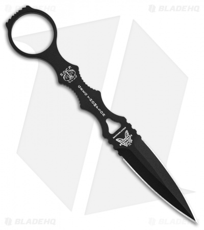 Skelentonized Dagger Benchmade SOCP Dagger 176 with Sand Sheath 