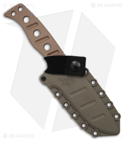 Benchmade Fixed Adamas Fixed Blade Knife Olive Paracord (4.2" FE) 375FE-1