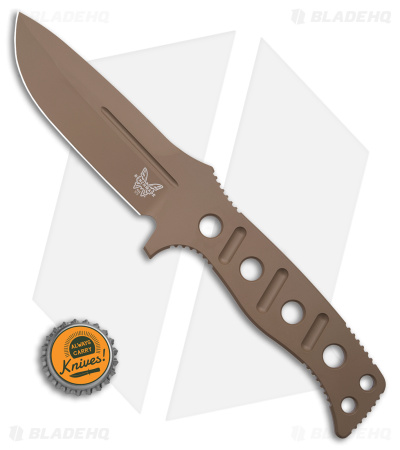 Benchmade Fixed Adamas Fixed Blade Knife Olive Paracord (4.2" FE) 375FE-1