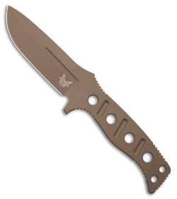 Benchmade Fixed Adamas Fixed Blade Knife Olive Paracord (4.2" FE) 375FE-1