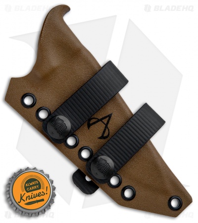 Armatus Carry Benchmade Bushcrafter 162  Architect Sheath - Coyote Brown Kydex