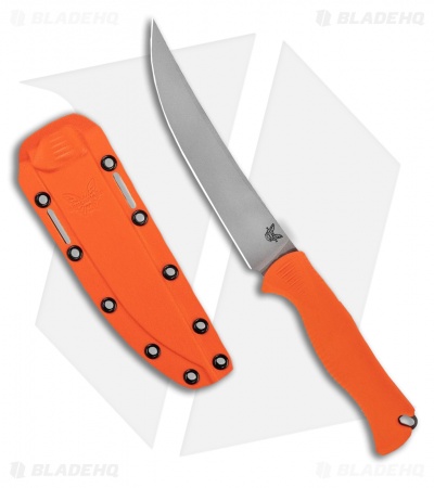 Benchmade Meatcrafter Hunting Fixed Blade Knife Orange (6.1" BB) 15500 