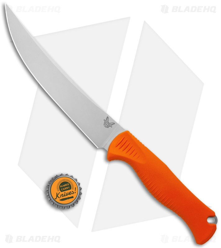Benchmade Meatcrafter Hunting Fixed Blade Knife Orange (6.1" BB) 15500 
