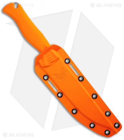 Benchmade Meatcrafter Hunting Fixed Blade Knife Orange (6.1" BB) 15500 