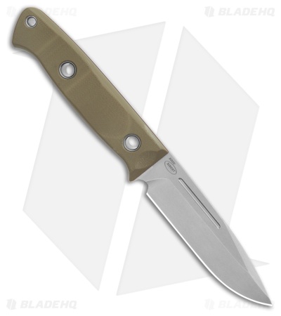 Benchmade Bushcrafter Fixed Blade Knife OD Green G-10 (4.4" Stonewash) 163-1