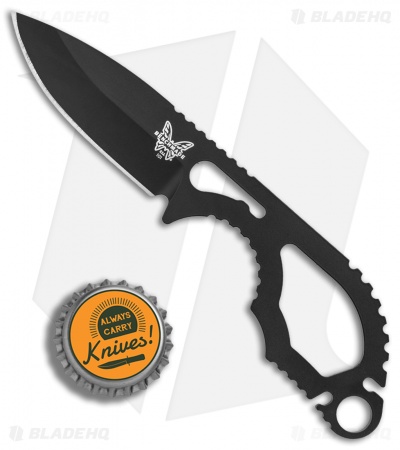 Benchmade Follow-Up Fixed Blade Knife Black (2.6" Black) 101BK