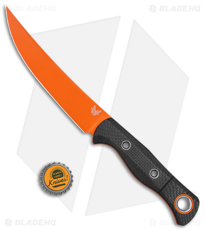 Benchmade Meatcrafter Hunting Fixed Blade Knife CF (6.1" Orange) 15500OR-2