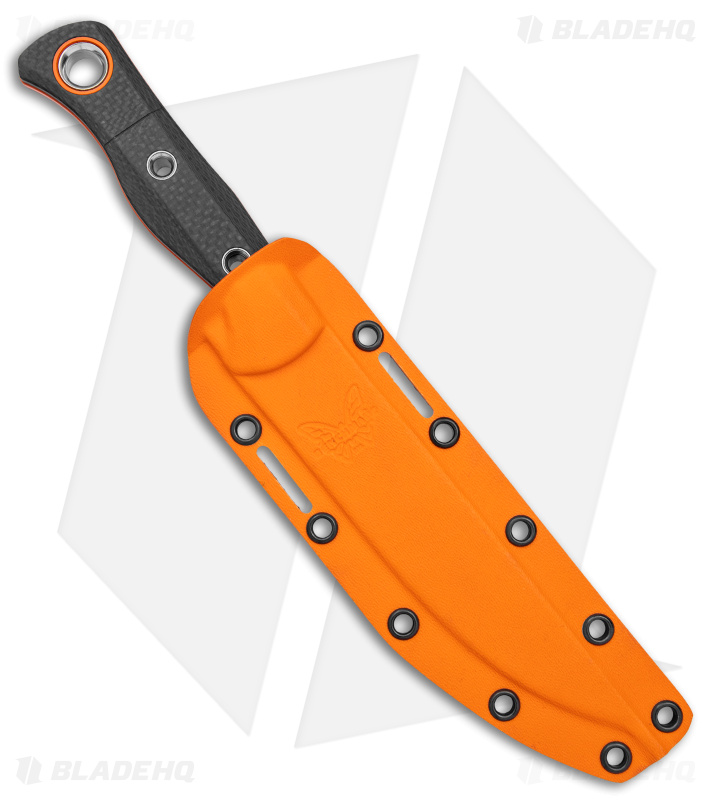 Benchmade Meatcrafter Hunting Fixed Blade Knife CF (6.1" Orange) 15500OR-2