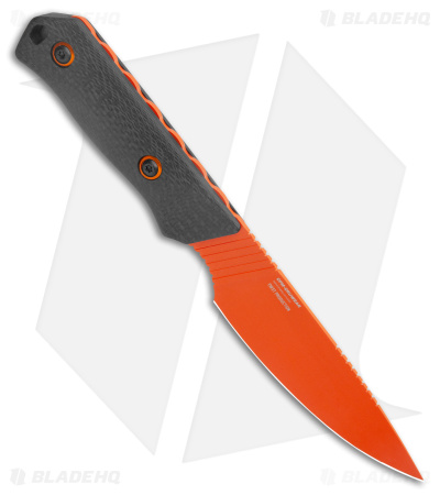 Benchmade Raghorn Hunting Fixed Blade Knife Carbon Fiber (4" Orange) 15600OR