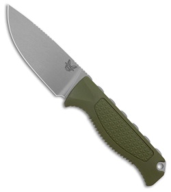 Benchmade Steep Country Fixed Blade Knife Green Santoprene (3.5" SW) 15006-01
