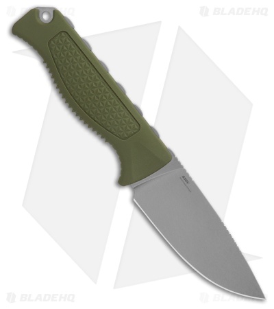 Benchmade Steep Country Fixed Blade Knife Green Santoprene (3.5" SW) 15006-01